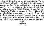 Den Frivillige Selvbeskatning, henvendelse til Bahnson marts 1886